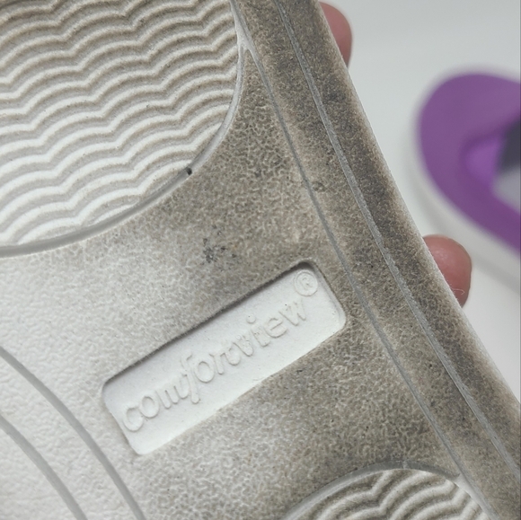 Comfort View | Women's Purple J. Dottie Slip-On Canvas Shoes (Size 9M) - Picture 4 of 12